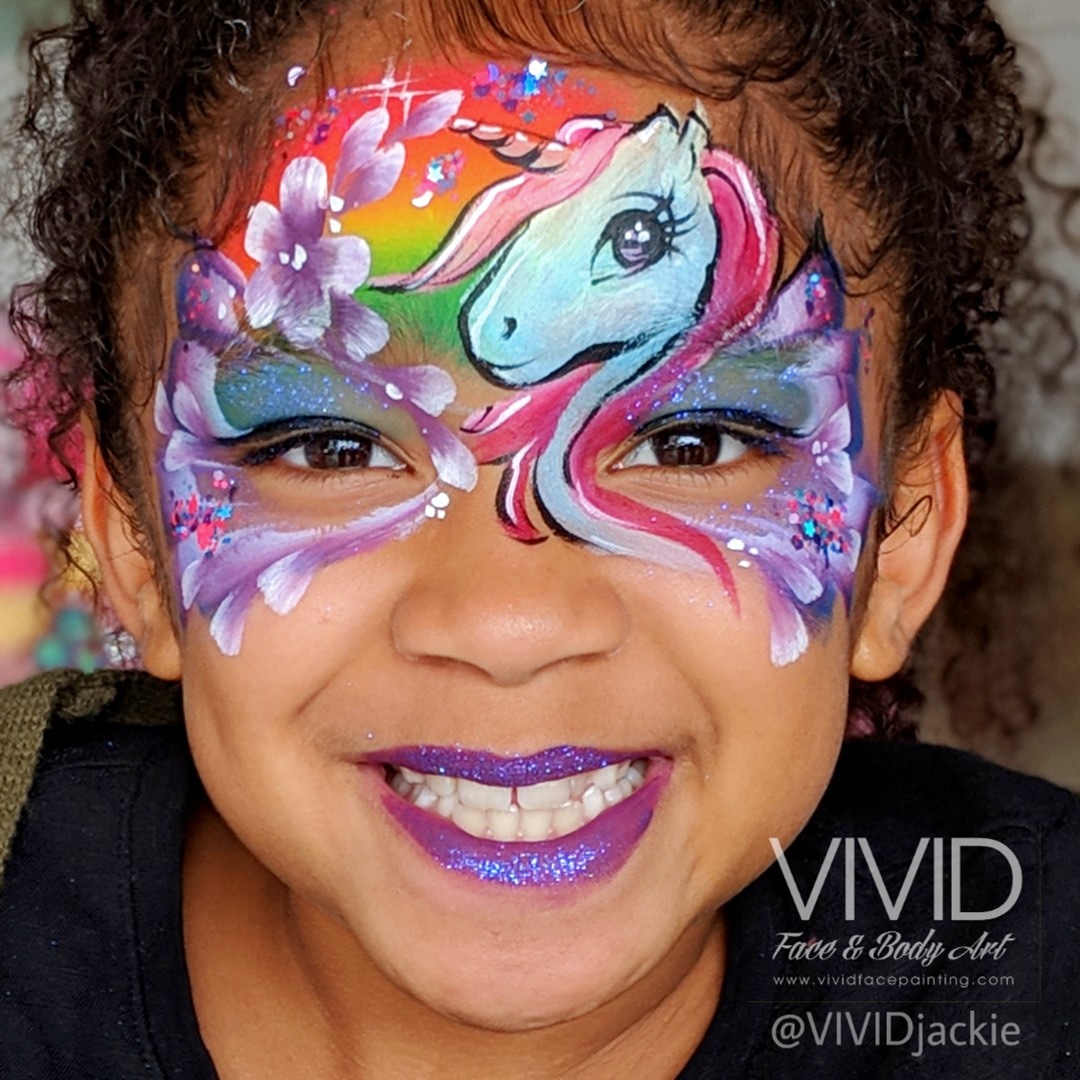 JPDTAP 103 Face Painting Double Stencil - Big Eyes Fairy – Vivid Glitter